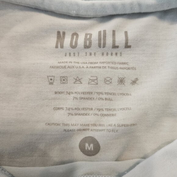 NOBULL Shirt Mens M Blue Sleeveless Muscle Tank Gym Casual Adult - Picture 6 of 6